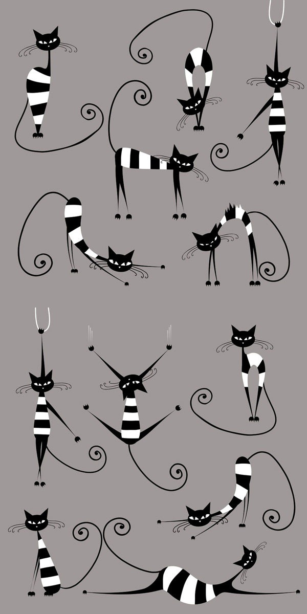 600x1200 Funny Catwoman Vector Set Download My Free Photoshop World