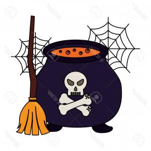 300x300 Magic Witch Cauldron Vector Clipart Hoodamathrun