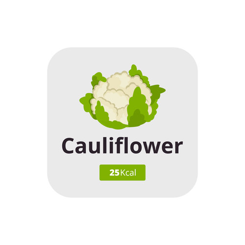 500x500 Cauliflower Vector Icon Free Download