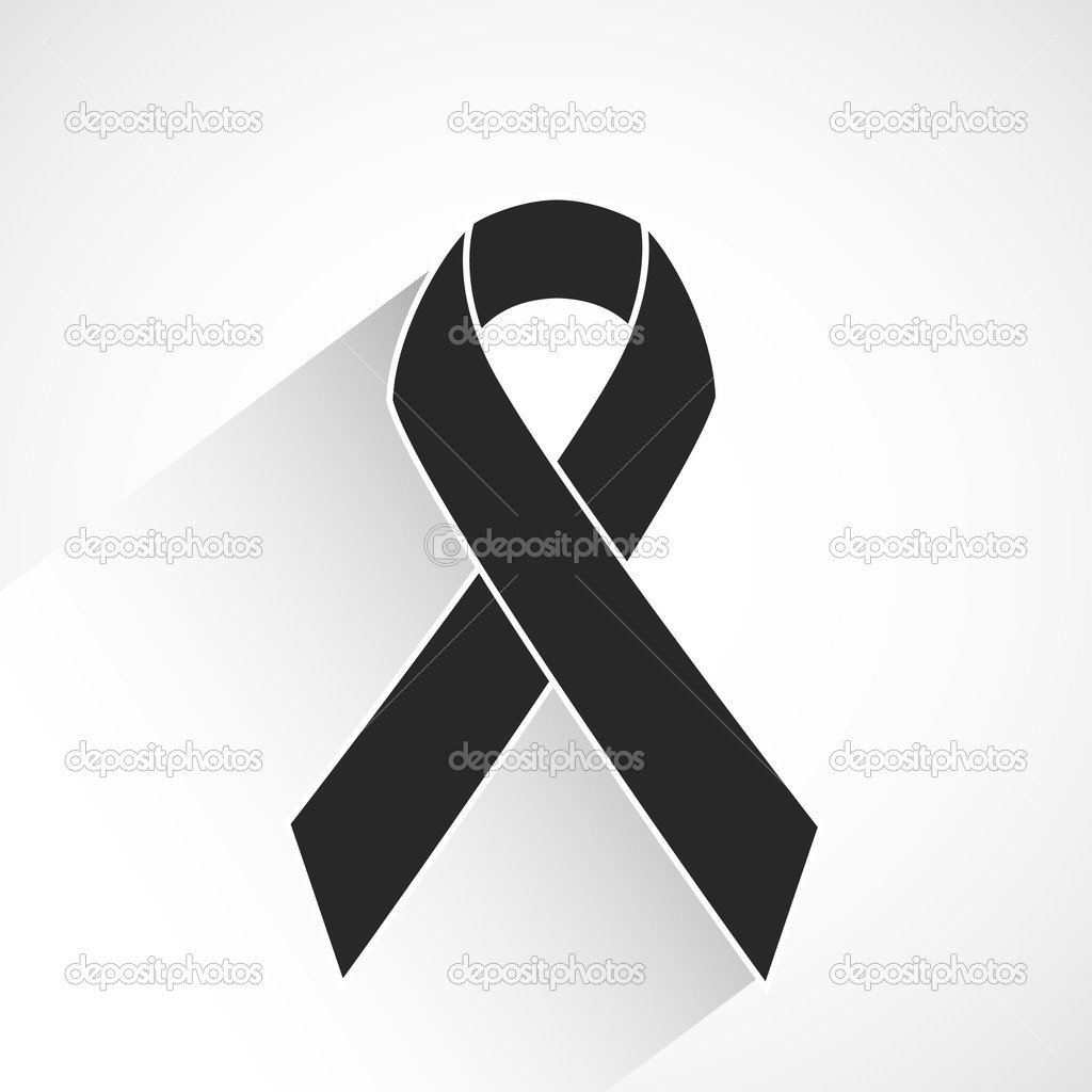 Black Awareness Ribbon Vector Images 1024x1024 Black Awareness Ribbon Vector Images