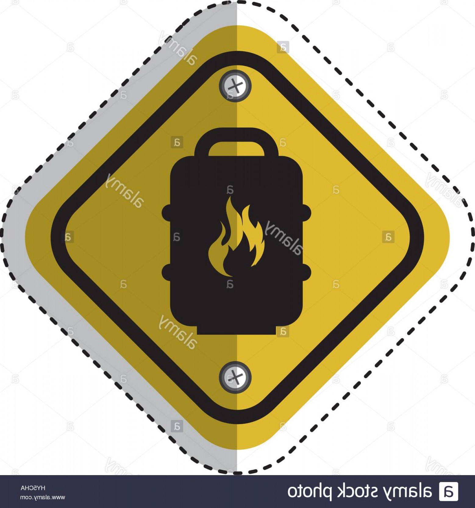 1558x1668 Stock Photo Diamond Caution Sign Icon Vector Illustration Design
