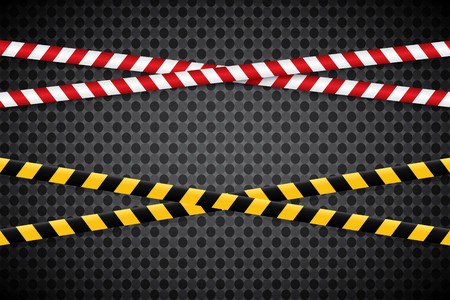 450x300 Caution Lines Isolated Warning Tapes Danger Signs Vector