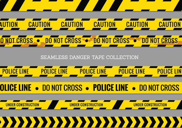 632x443 Danger Tapes, Police Line And Do Not Cross Seamless Vector Free