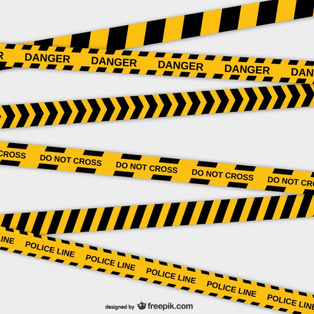 626x626 Police Line Vector Vector Free Download