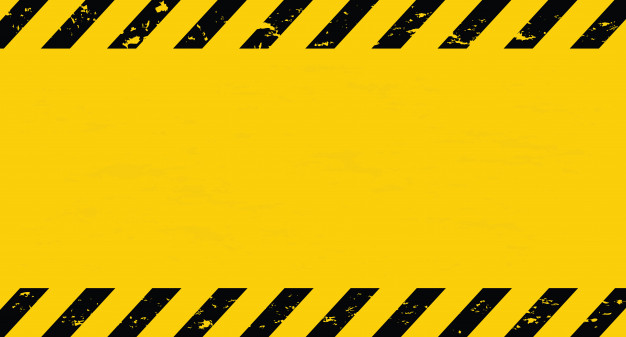 626x337 Black And Yellow Line Striped Caution Tape Blank Warning