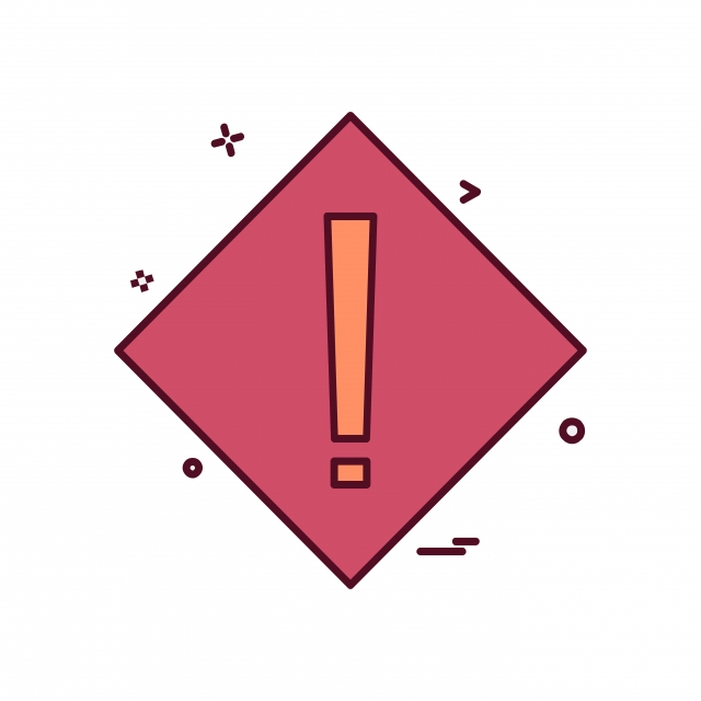 640x640 Caution Icon Design Vector, Education, Icon, Illustration Png
