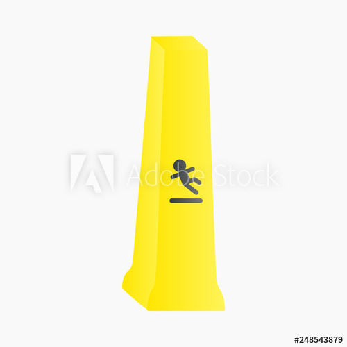500x500 Beware Of Slippery Yellow Sign Caution Slippery Logo Vector