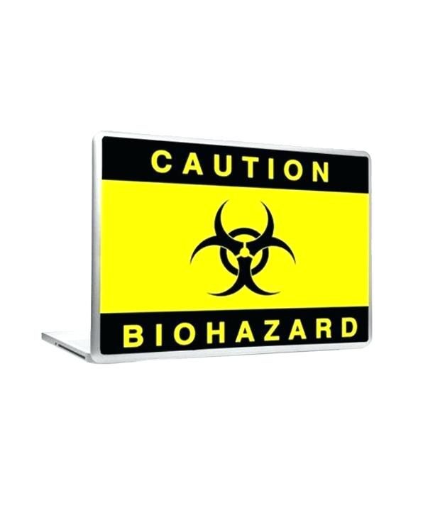 620x726 Caution Biohazard Laptop Skin Buy Online At Low Price In Symbol