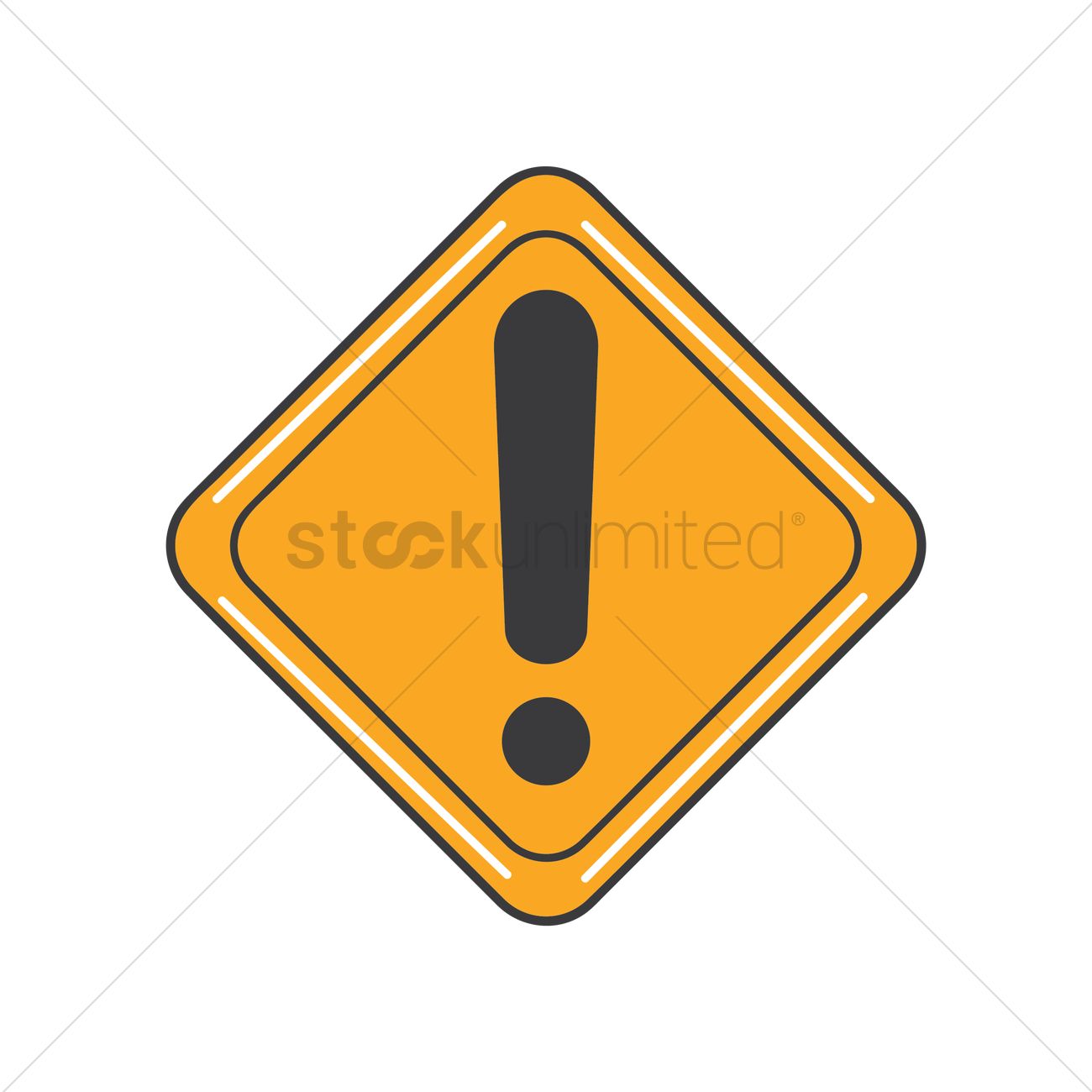 1300x1300 Caution Sign Vector Image