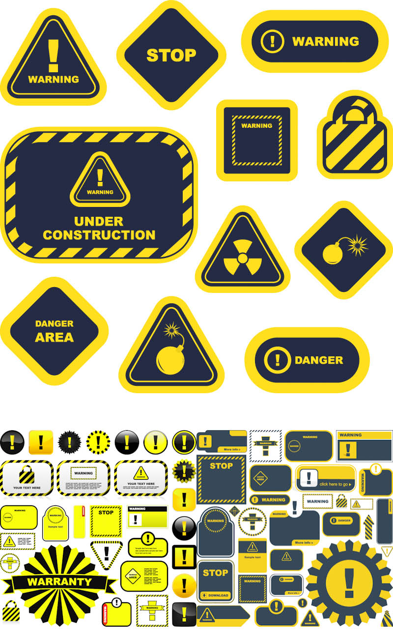 800x1300 Warning Signs Vector Vector Graphics Blog