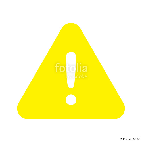 500x500 Exclamation Point, Caution Sign Vector Stock Image And Royalty