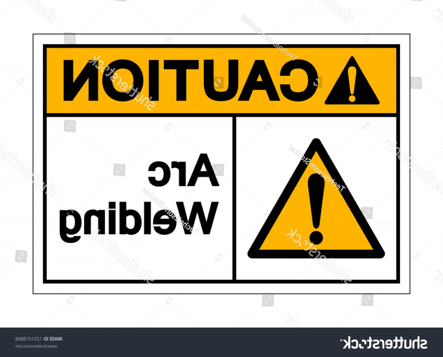 1800x1454 Caution Arc Welding Symbol Sign Vector Hoodamathrun