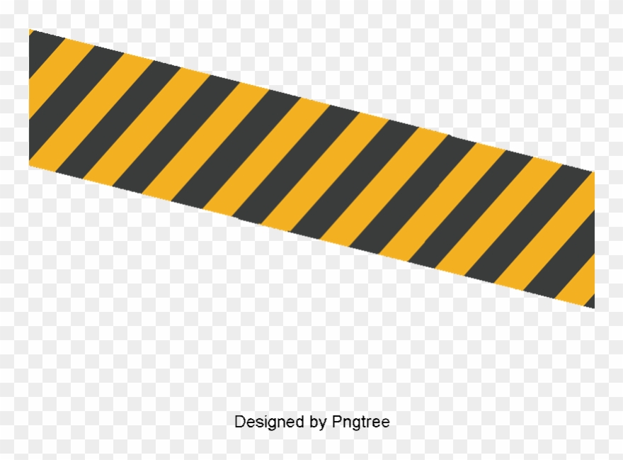 880x649 Caution Tape Png Vector Yellow Black Belt Barrier Warning