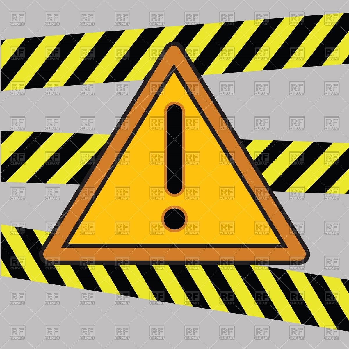 1200x1200 Danger Warning Sign And Stripy Tape Vector Image Of Signs, Symbols