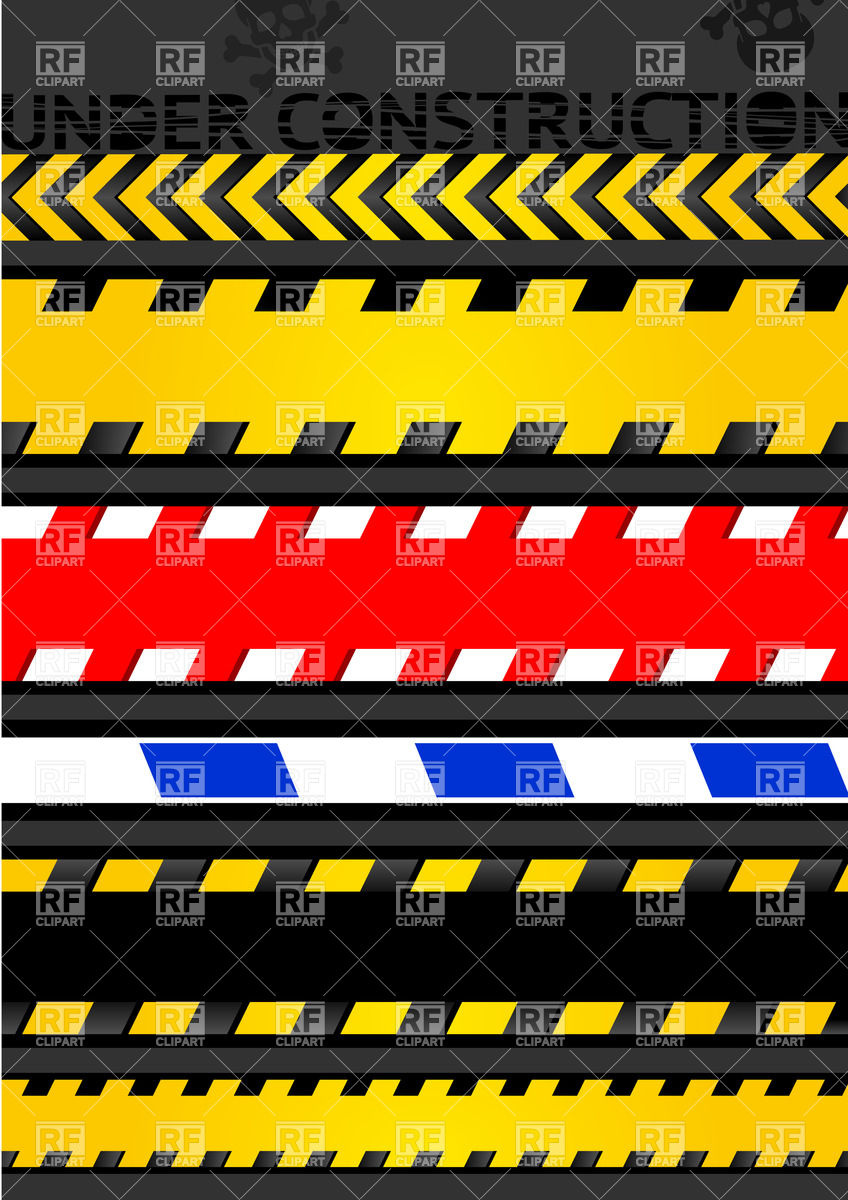 Caution Stripes Vector at Collection of Caution