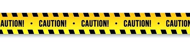 804x200 Blank Caution Tape