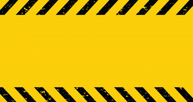 626x332 Black And Yellow Caution Tape Blank Warning Background Vector