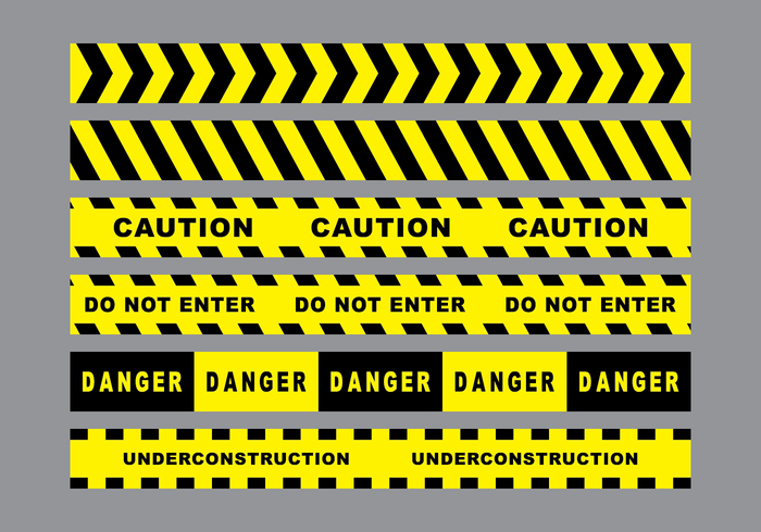 700x490 Caution Free Vector Art