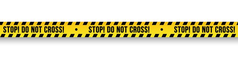 804x200 Caution Tape Free Vector Art