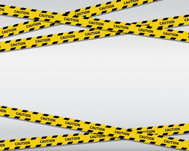 Caution Yellow Tapes Vector Free Download 626x501 Caution Yellow Tapes Vector Free Download
