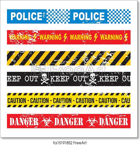 561x581 Free Art Print Of Caution Tape Caution Tape Over White Background