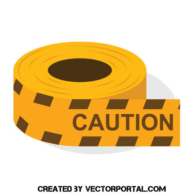 Barricade Tape Vector Image 660x660 Barricade Tape Vector Image
