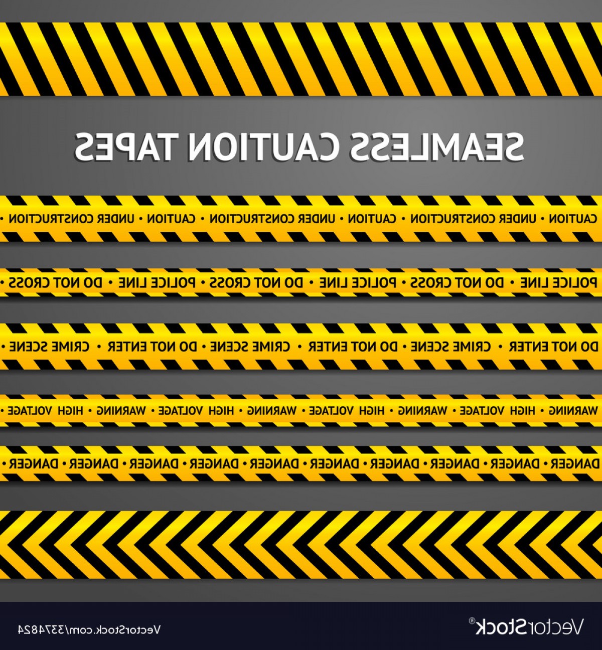 Set Of Black And Yellow Seamless Caution Tapes Vector Soidergi 1200x1296 Set Of Black And Yellow Seamless Caution Tapes Vector Soidergi