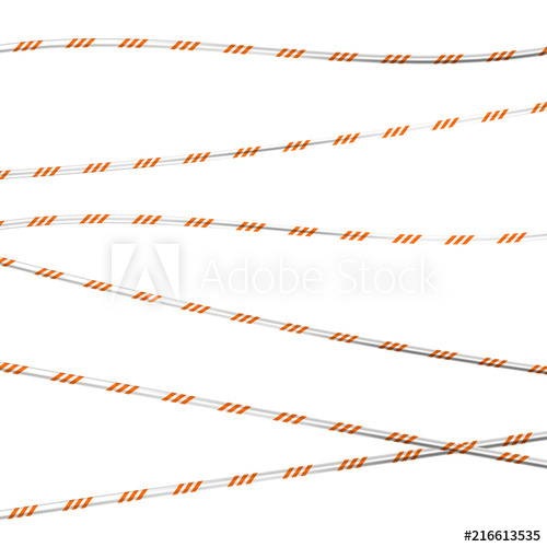 500x500 Traffic And Caution Warning Caution Tape Vector Illustration