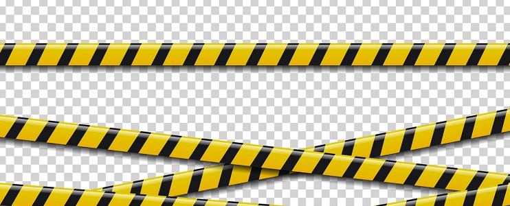Vector Set Of Realistic Isolated Caution Tape For Decoration 742x300 Vector Set Of Realistic Isolated Caution Tape For Decoration