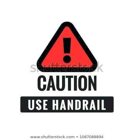 450x470 Use Handrail Sign Caution Vector Letyourselfbemoved