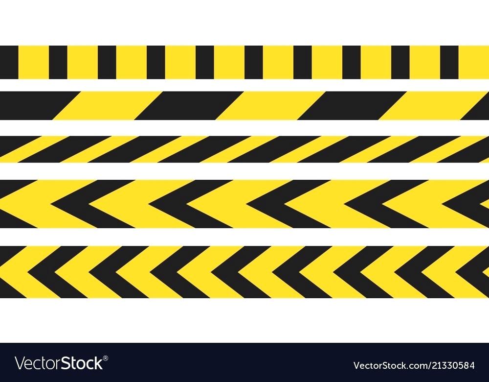 1000x780 Caution Tape Border Vector Image Caution Tape Border Template