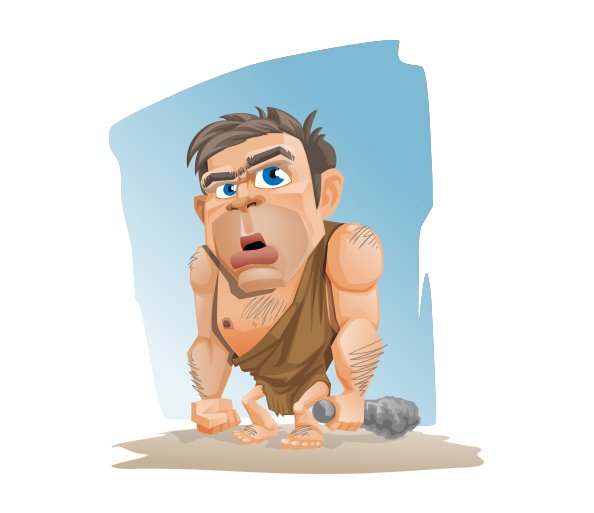 Free Caveman Vector Character Files, Vectors Graphics 594x513 Free Caveman Vector Character Files, Vectors Graphics