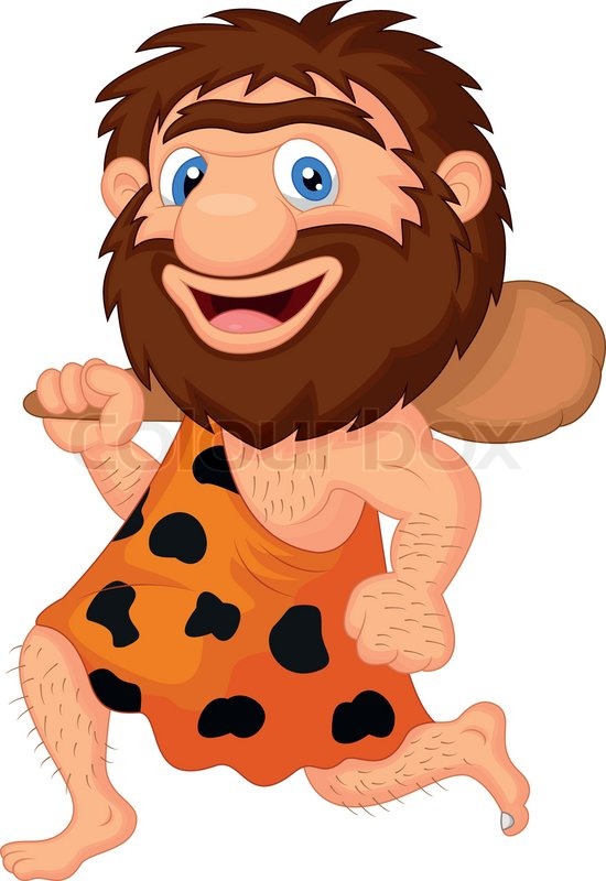Vector Illustration Of Funny Caveman Stock Vector Colourbox 550x800 Vector Illustration Of Funny Caveman Stock Vector Colourbox