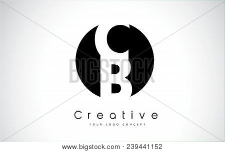 450x305 Cb Letter Logo Design Inside A Black Circle Creative Lettering