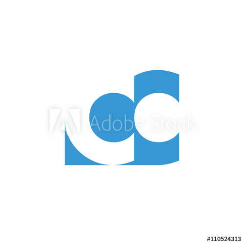 500x500 Cc Logo Vector Graphic Branding Letter Element Path