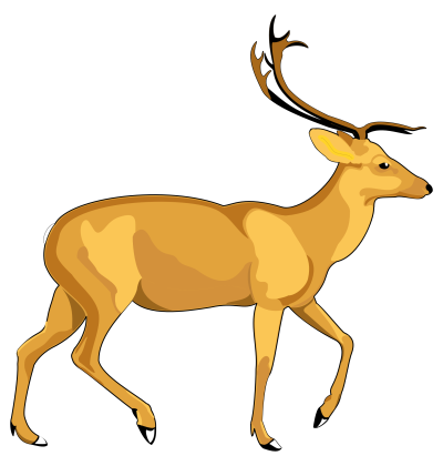 400x420 Deer Vector Png Image Purepng