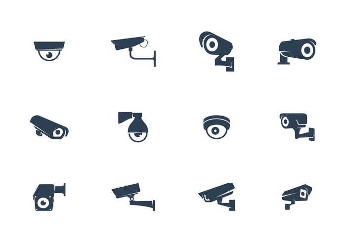 700x490 Cctv Cameras Vector