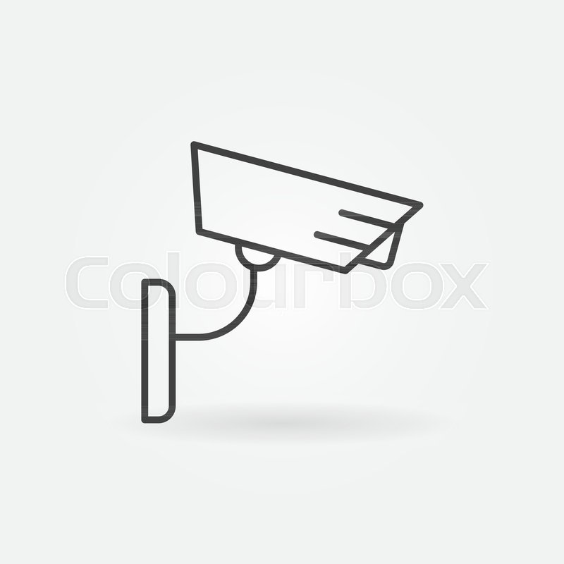 800x800 Cctv Vector Concept Icon Or Symbol In Stock Vector Colourbox