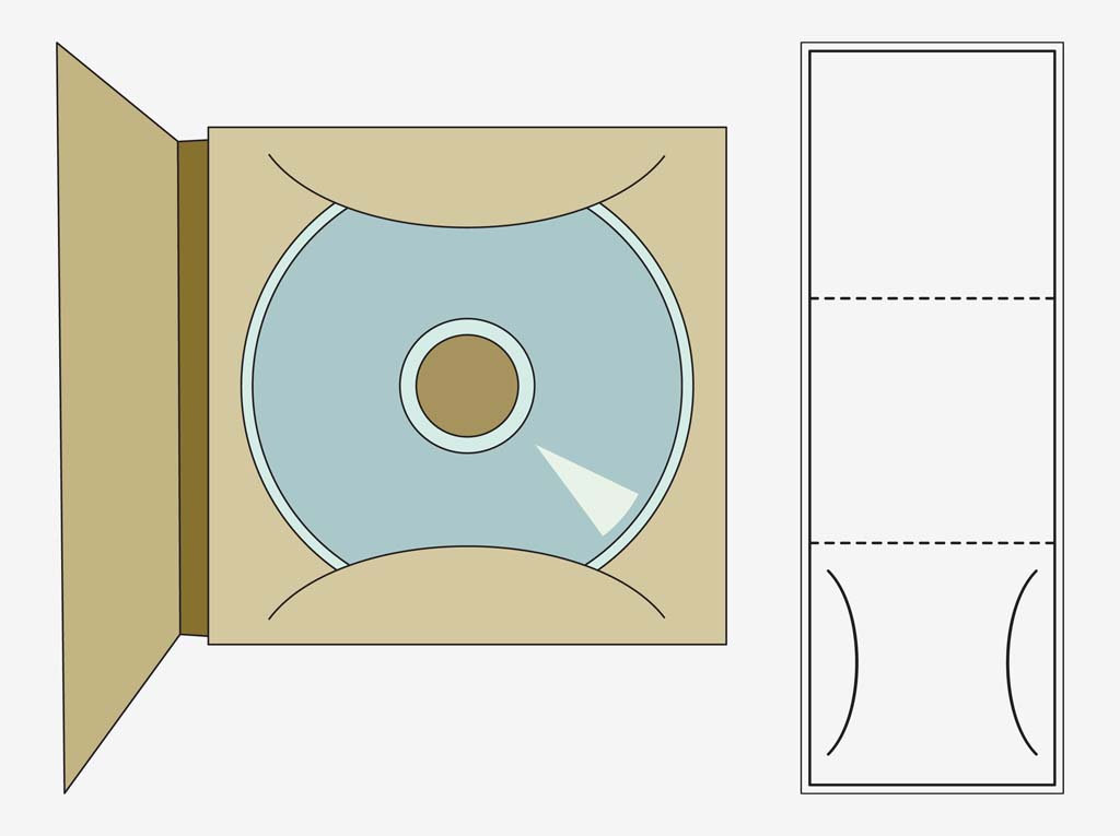 1024x765 Cd Case Template Vector Art Graphics