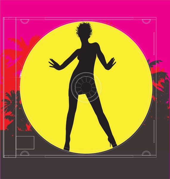 570x600 Cd Case Vector Free Vector In Encapsulated Postscript