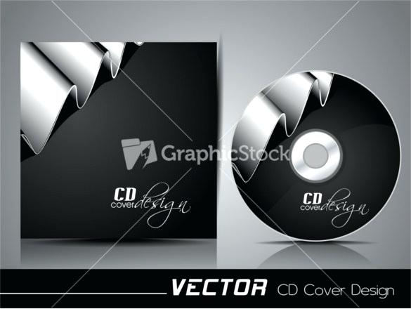 585x440 Cover Presentation Vector Template Material Free Download Cd Case