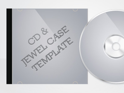 400x300 Vector Cd Jewel Case Template