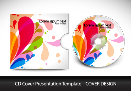 500x348 Abstract Cd Cover Presentation Design Vector Free Download
