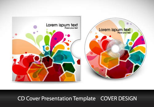 500x348 Abstract Cd Cover Presentation Design Vector Free Download