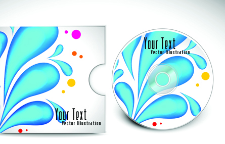 445x285 Abstract Cd Cover Vector Background Free Download