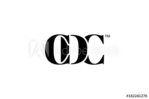 500x334 Cdc Logo Branding Letter Vector Graphic Design Useful As App