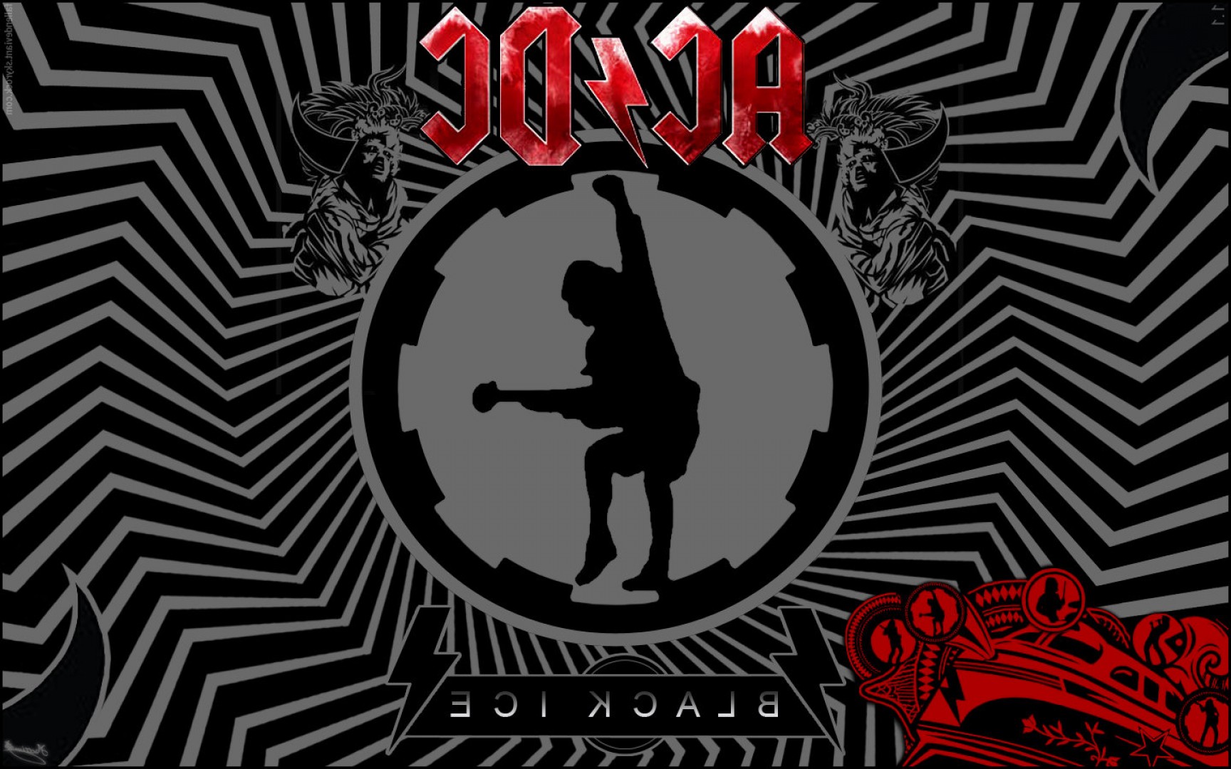 1728x1080 Acdc Black Ice Promo Red Geekchicpro