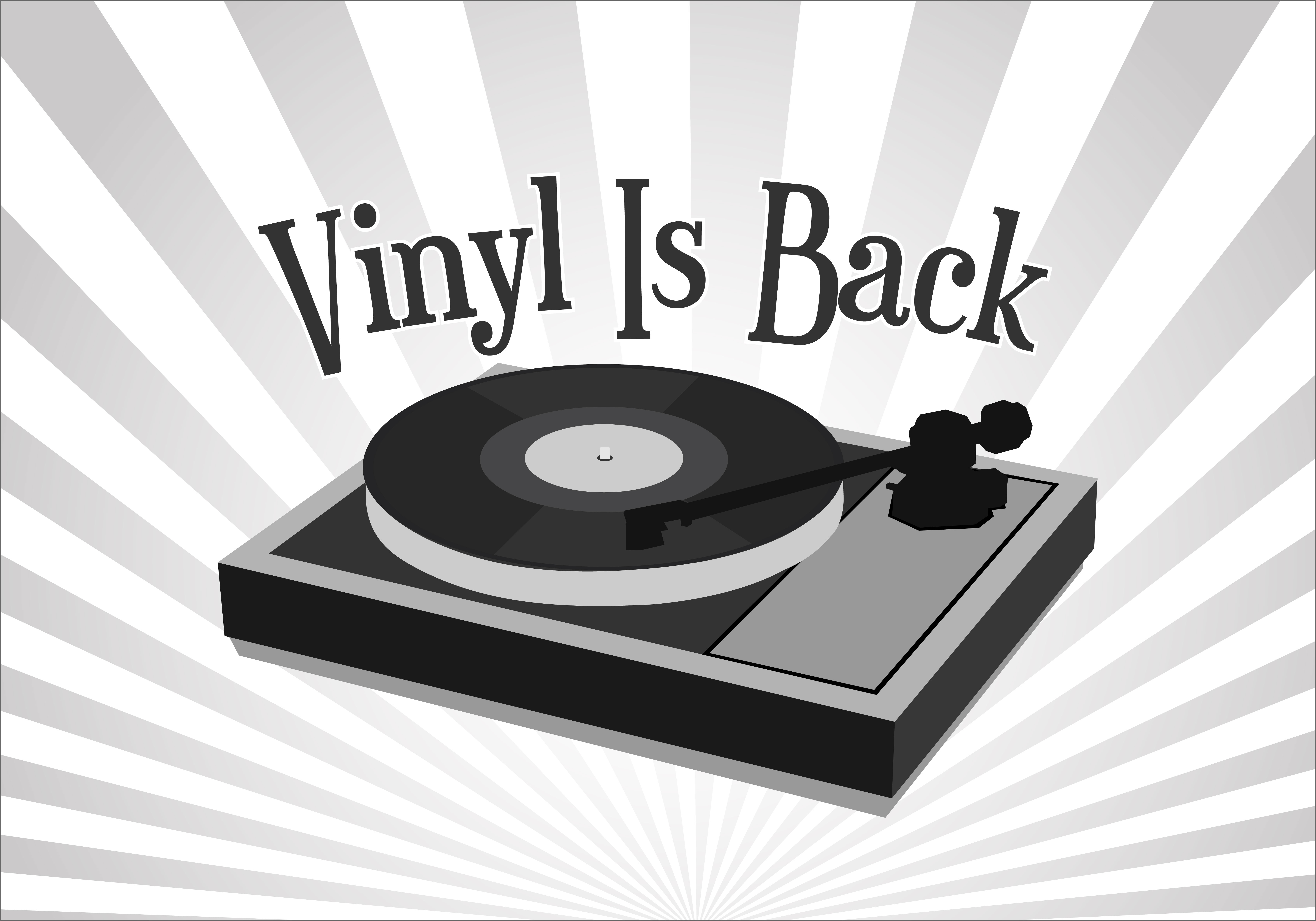 7142x5000 Dj Turntable Free Vector Art