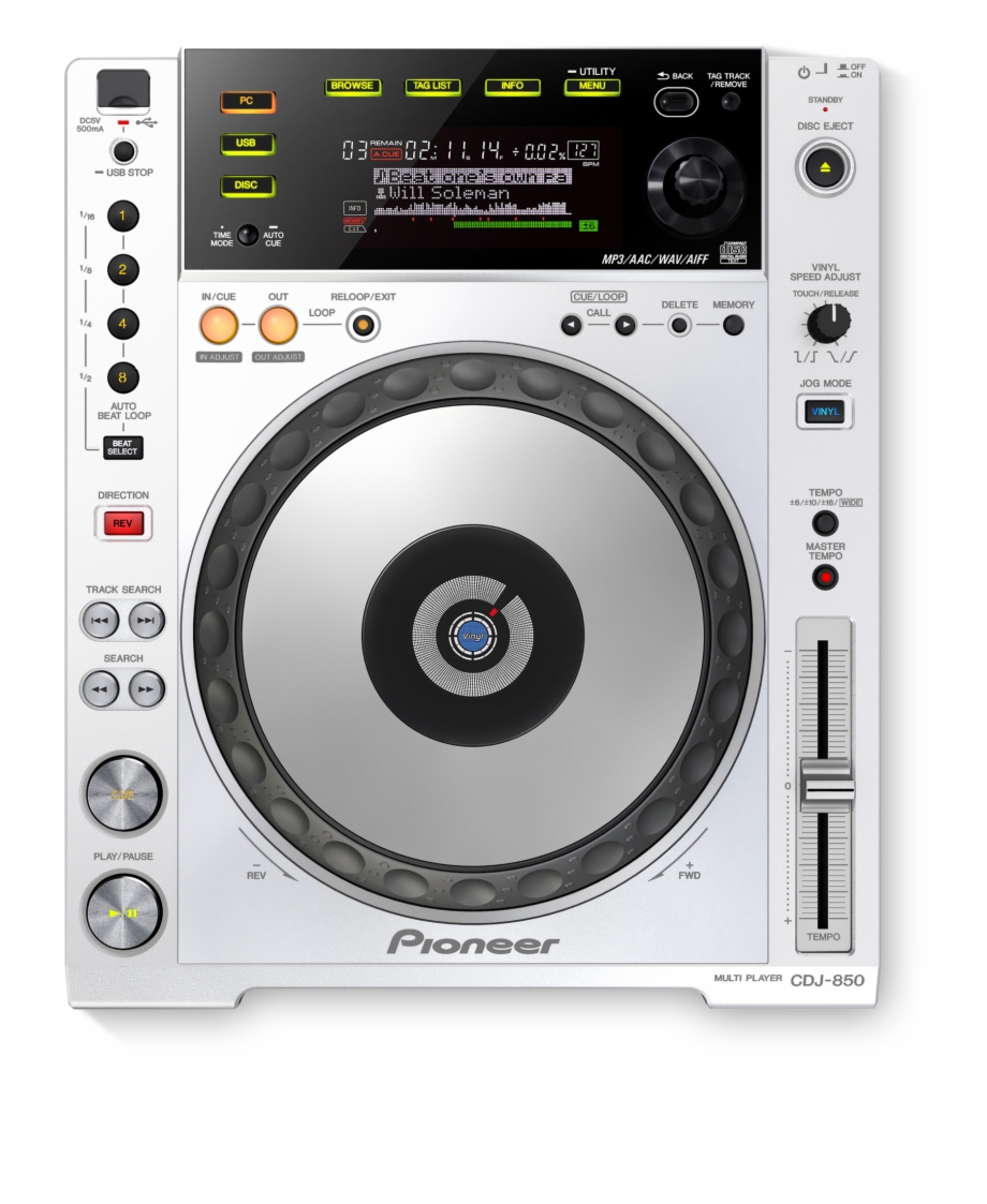 920x1123 Digital Deck With Full Scratch Jog Wheel And Rekordbox