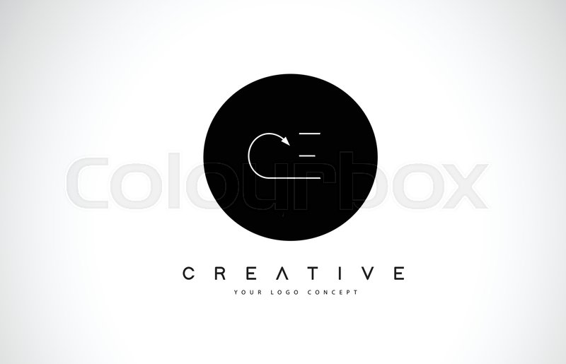 Ce C E Logo Design With Black And Stock Vector Colourbox 800x515 Ce C E Logo Design With Black And Stock Vector Colourbox